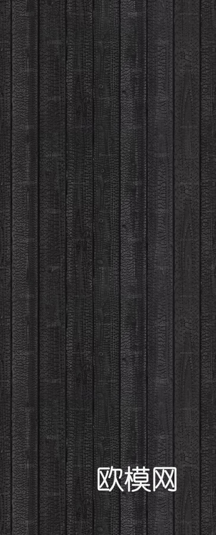 无缝黑色木纹烧衫板碳化木贴图下载