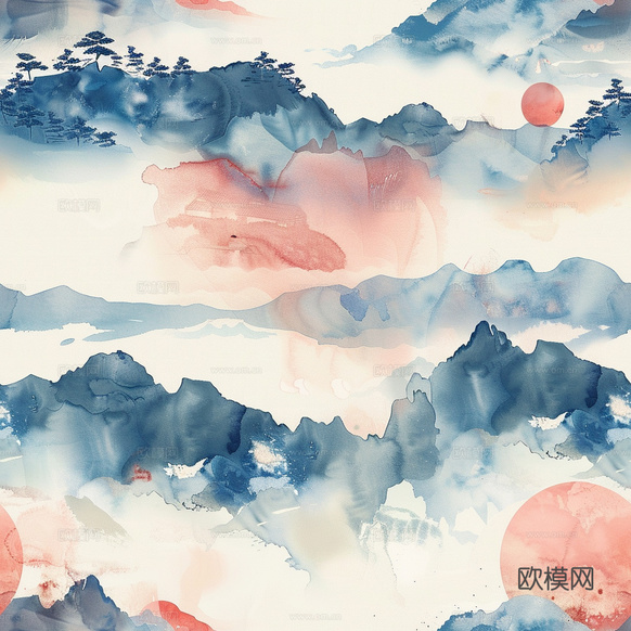 日式壁紙 壁紙 墻畫 墻紙下載