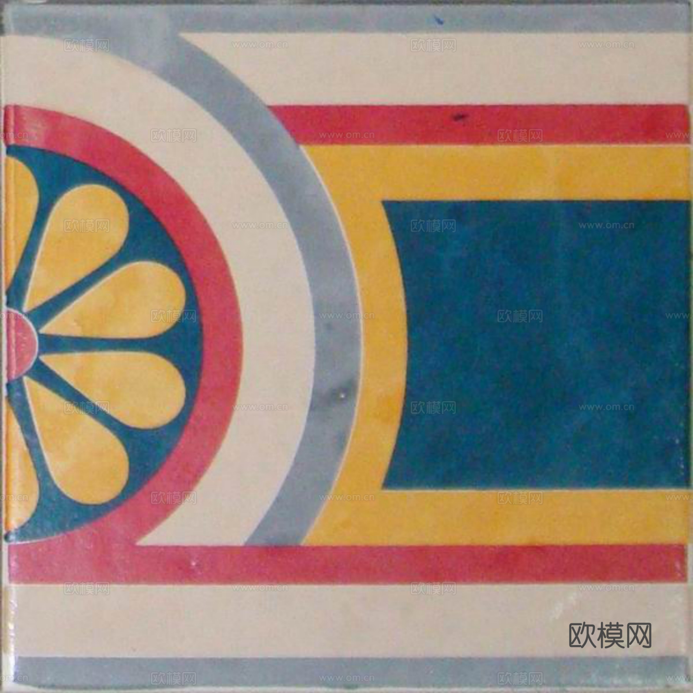 现代花砖