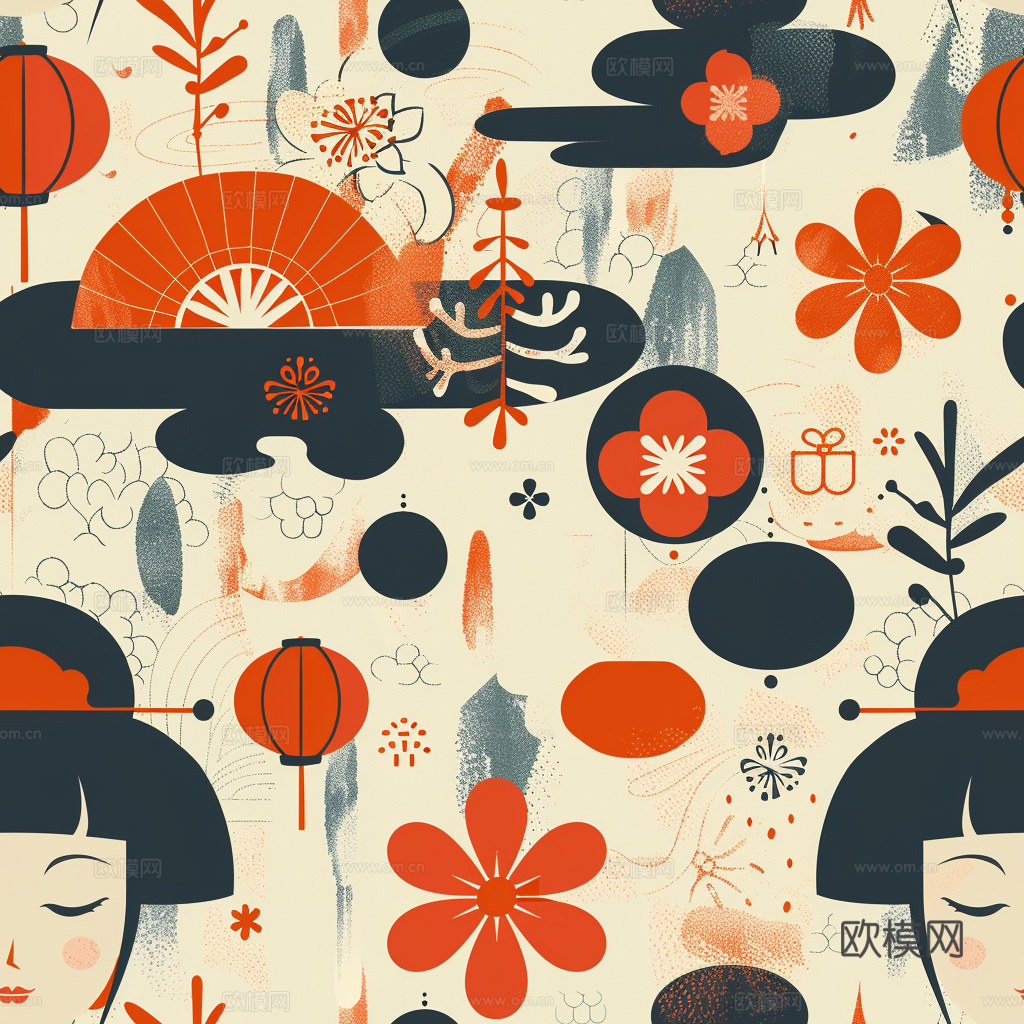 日式壁纸 壁纸 墙画 墙纸下载