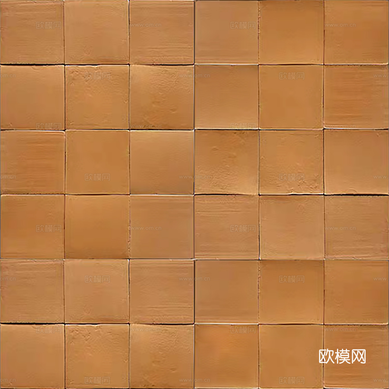 淡黄色尼泊尔手工方砖