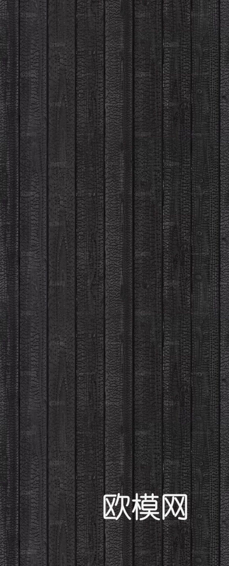 无缝黑色木纹烧衫板碳化木贴图下载