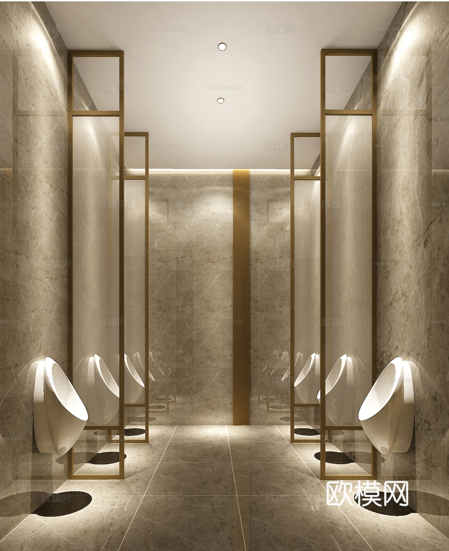 卫生间3d模型下载（渲染图2）