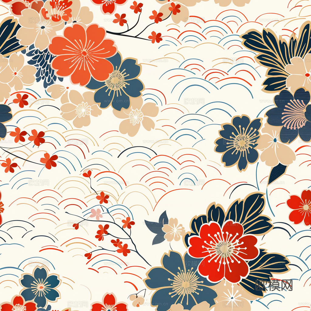 日式壁纸 壁纸 墙画 墙纸