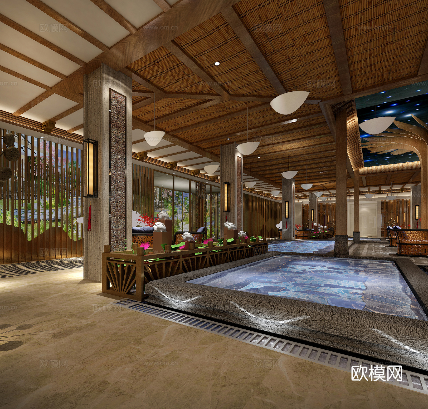 浴区3d模型