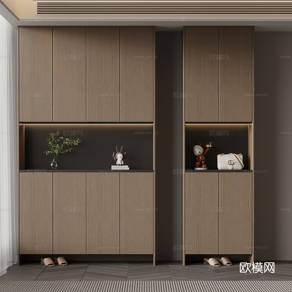 現(xiàn)代意式鞋柜3d模型下載