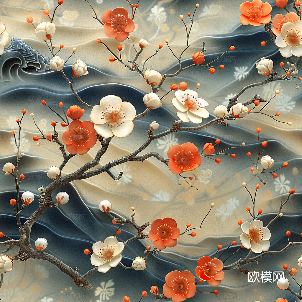 日式壁纸 壁纸 墙画 墙纸