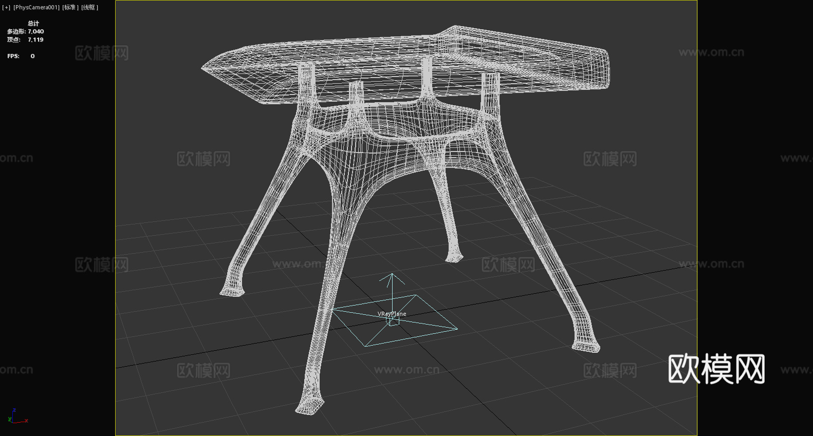 凳子 坐凳 吧台凳3d模型