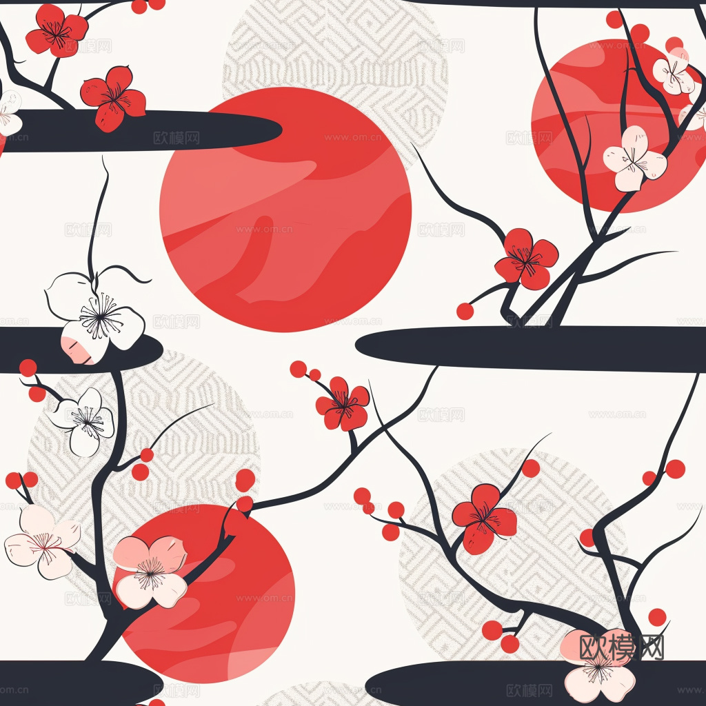 日式壁纸 壁纸 墙画 墙纸