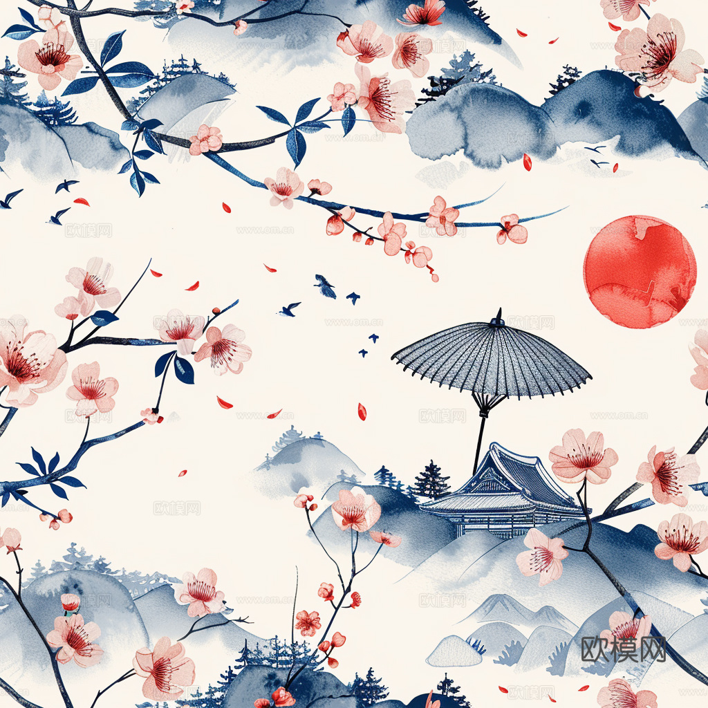 日式壁纸 壁纸 墙画 墙纸下载