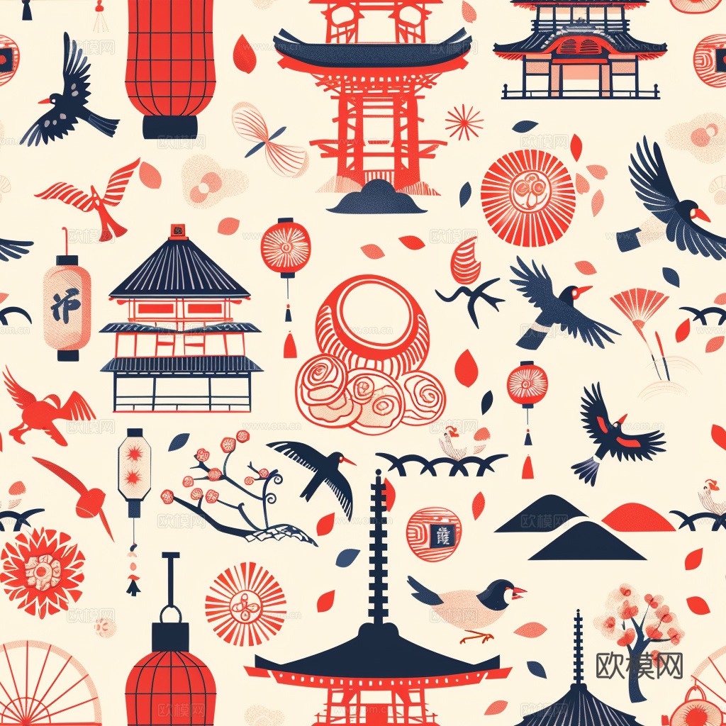 日式壁纸 壁纸 墙画 墙纸下载