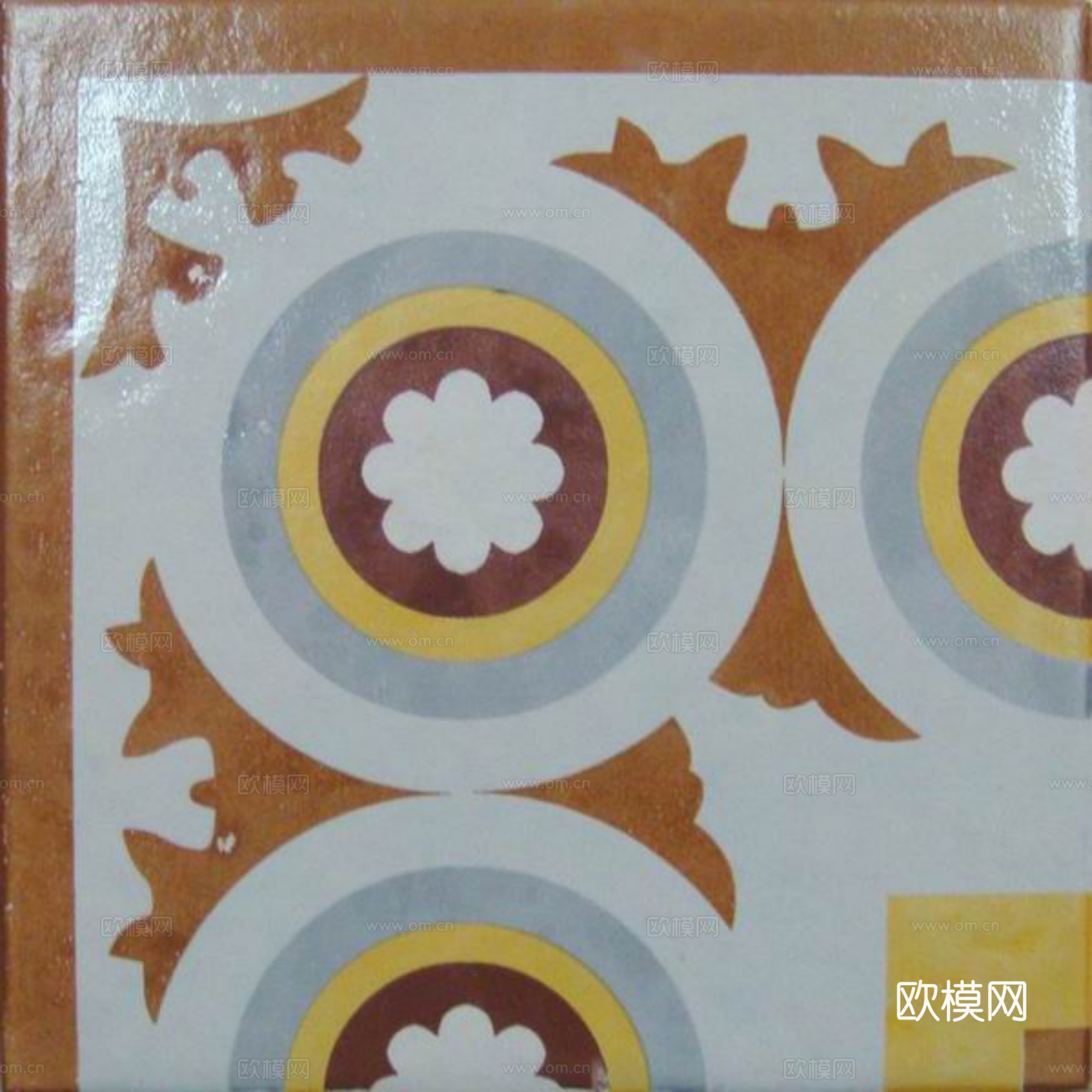 现代花砖