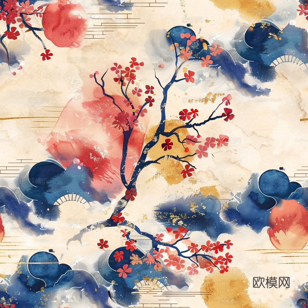 日式壁纸 壁纸 墙画 墙纸下载