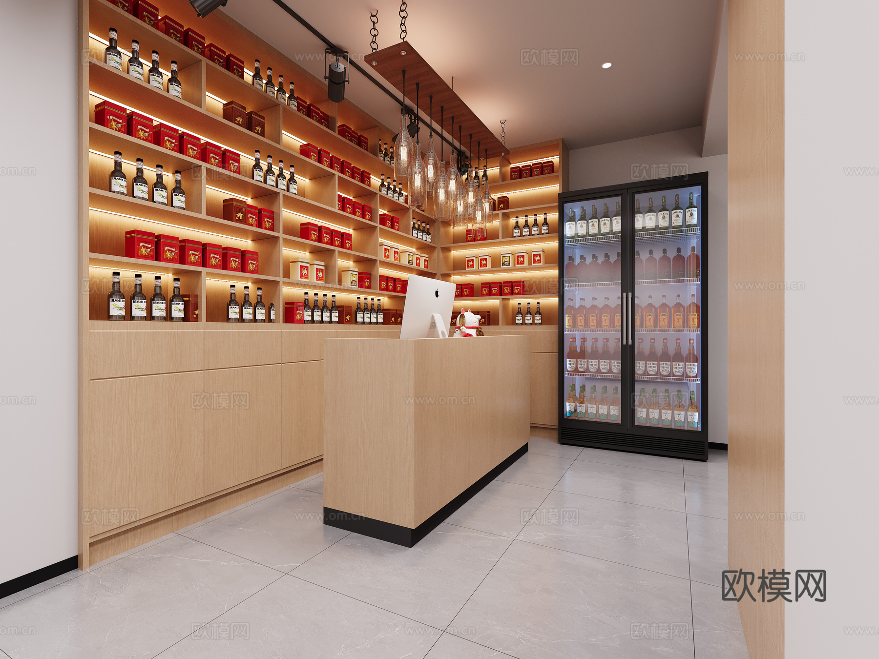 火锅店3d模型