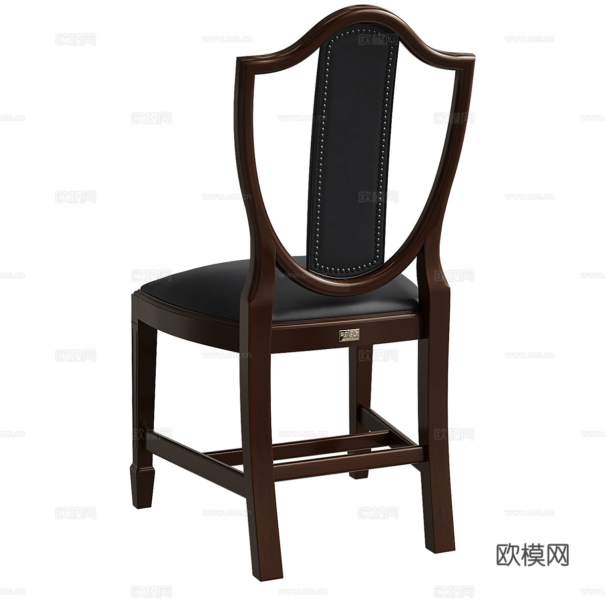 美式复古单椅3d模型