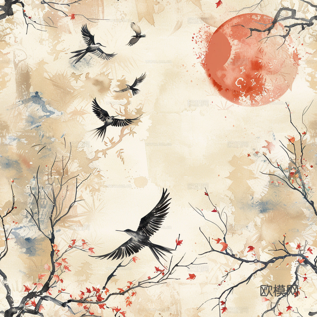 日式壁纸 壁纸 墙画 墙纸下载