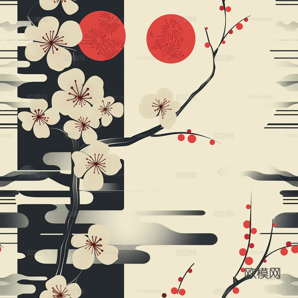 日式壁纸 壁纸 墙画 墙纸下载