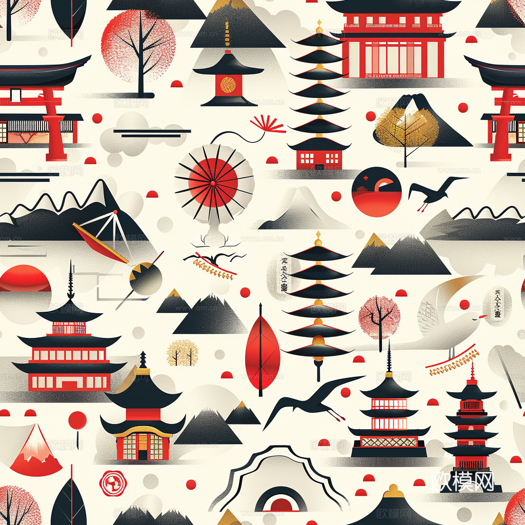 日式壁纸 壁纸 墙画 墙纸下载