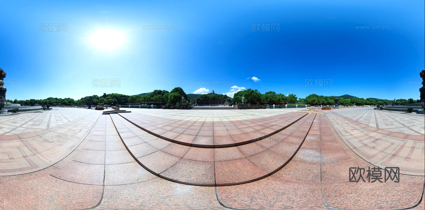户外广场hdr
