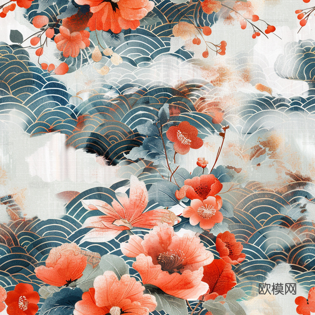 日式壁纸 壁纸 墙画 墙纸下载