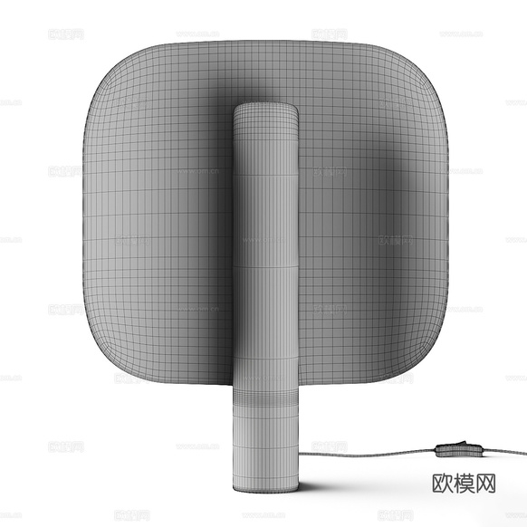 裝飾輕奢金屬裝飾臺燈3d模型下載(渲染圖3)