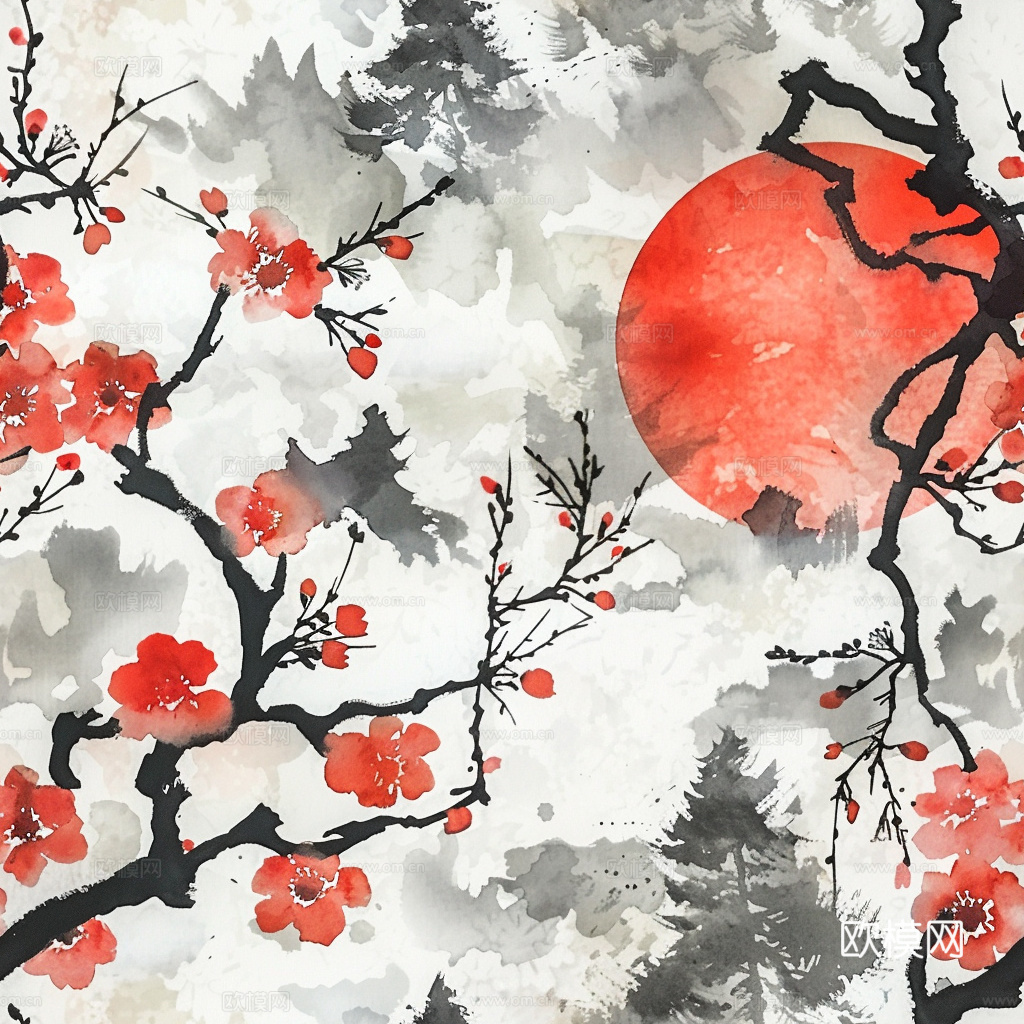 日式壁纸 壁纸 墙画 墙纸下载