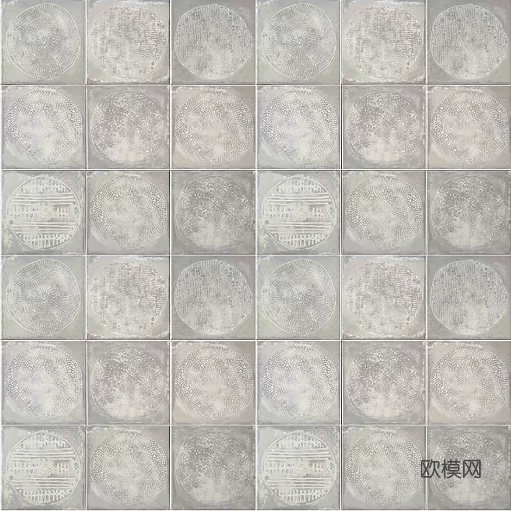 灰色浮雕方形瓷砖