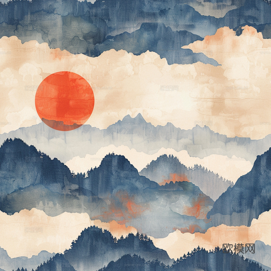 日式壁纸 壁纸 墙画 墙纸