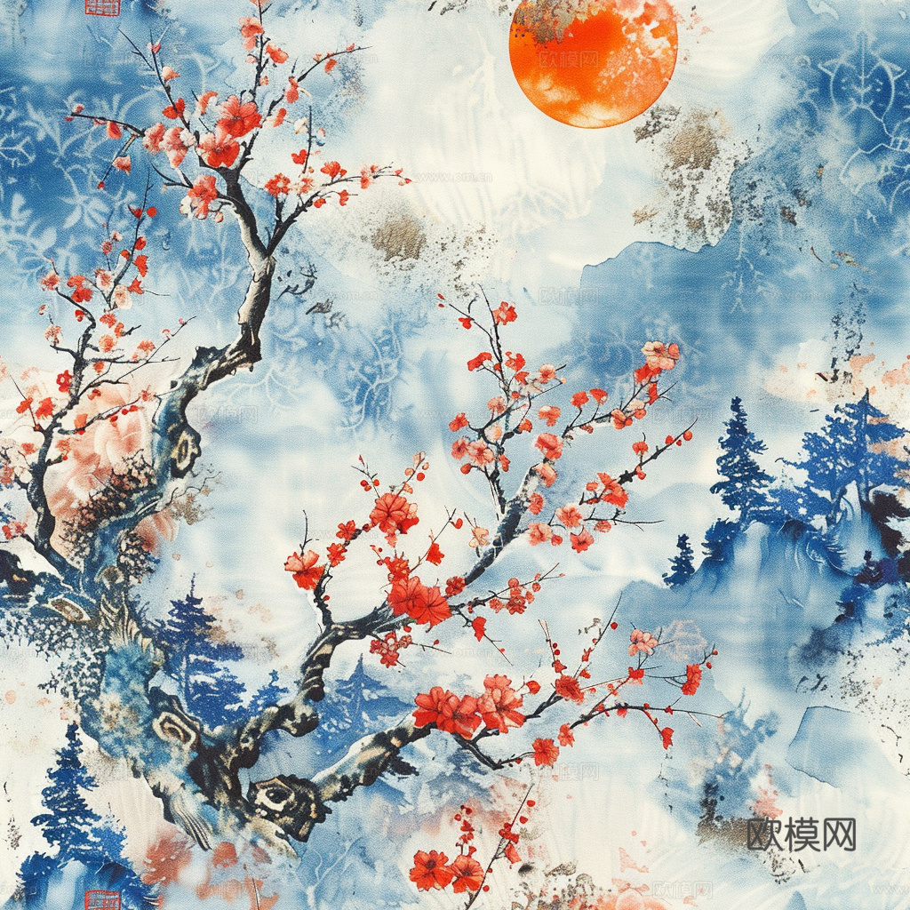 日式壁纸 壁纸 墙画 墙纸下载