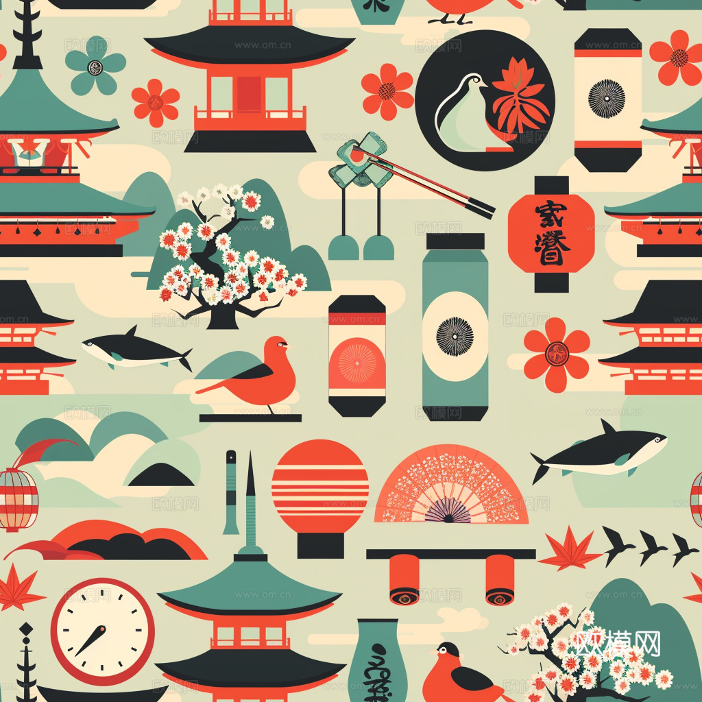 日式壁纸 壁纸 墙画 墙纸下载