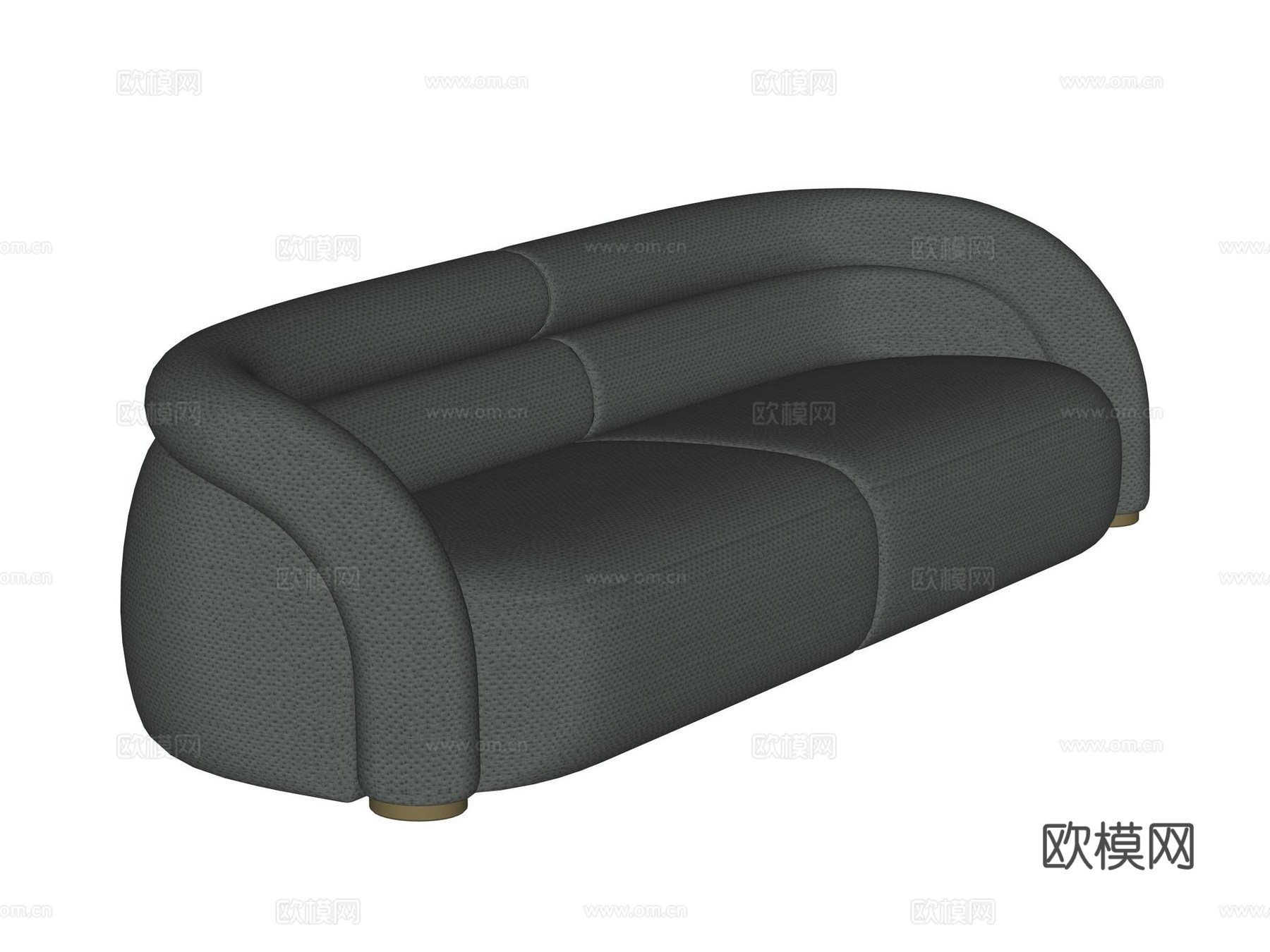 HC28现代轻奢沙发su模型
