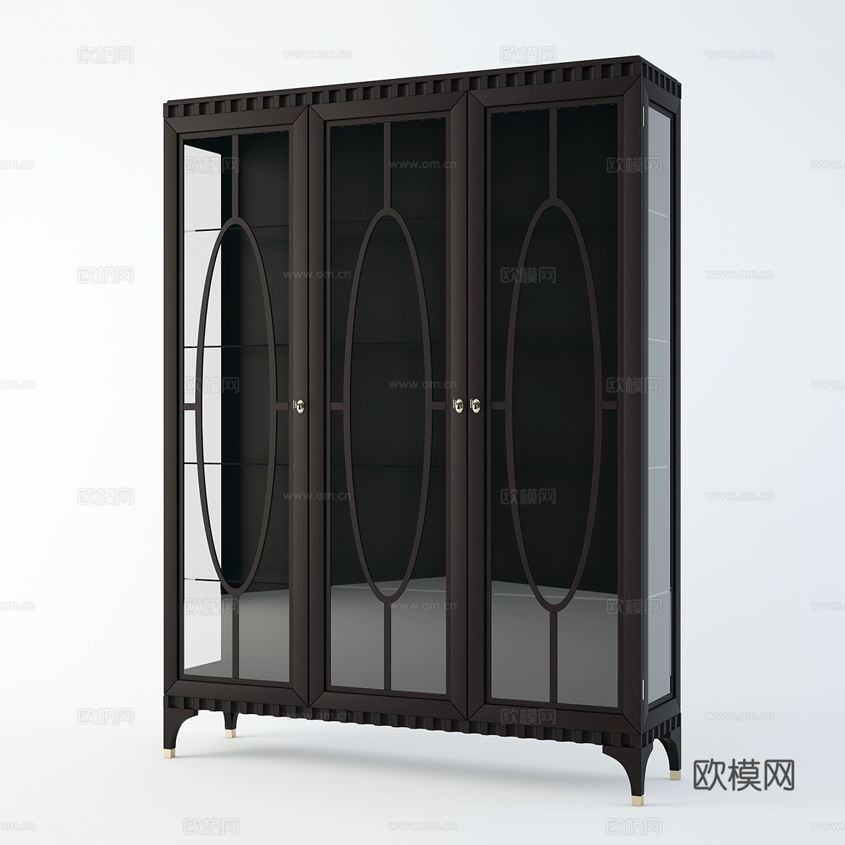 现代酒柜 装饰柜 陈列柜 高柜 餐边柜3d模型