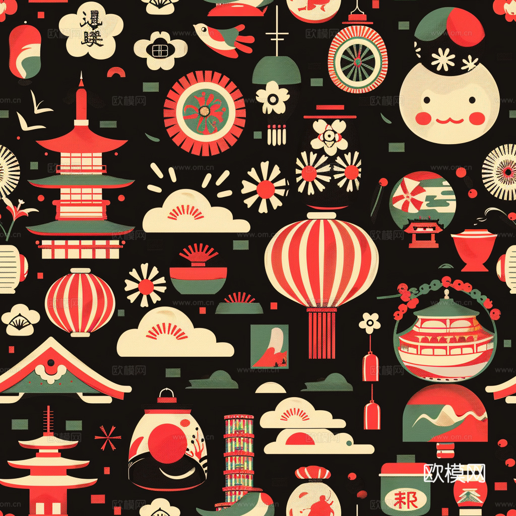 日式壁纸 壁纸 墙画 墙纸下载