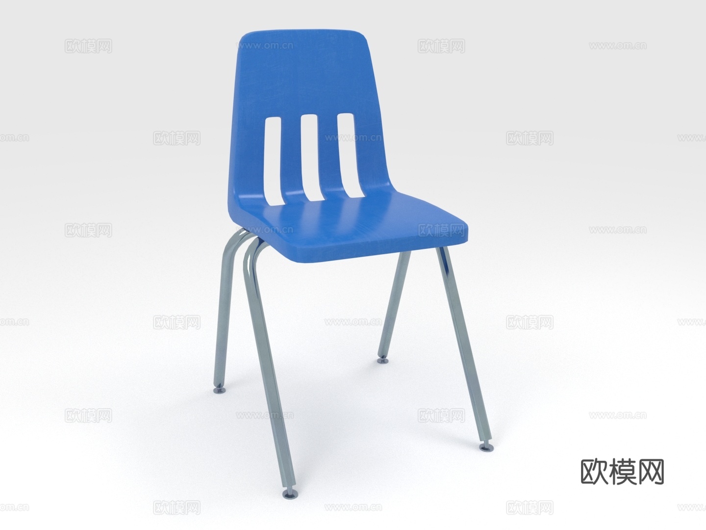 塑料椅 学生椅 课桌椅 椅子3d模型