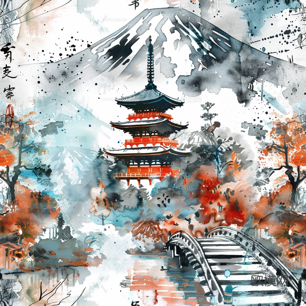 日式壁纸 壁纸 墙画 墙纸下载