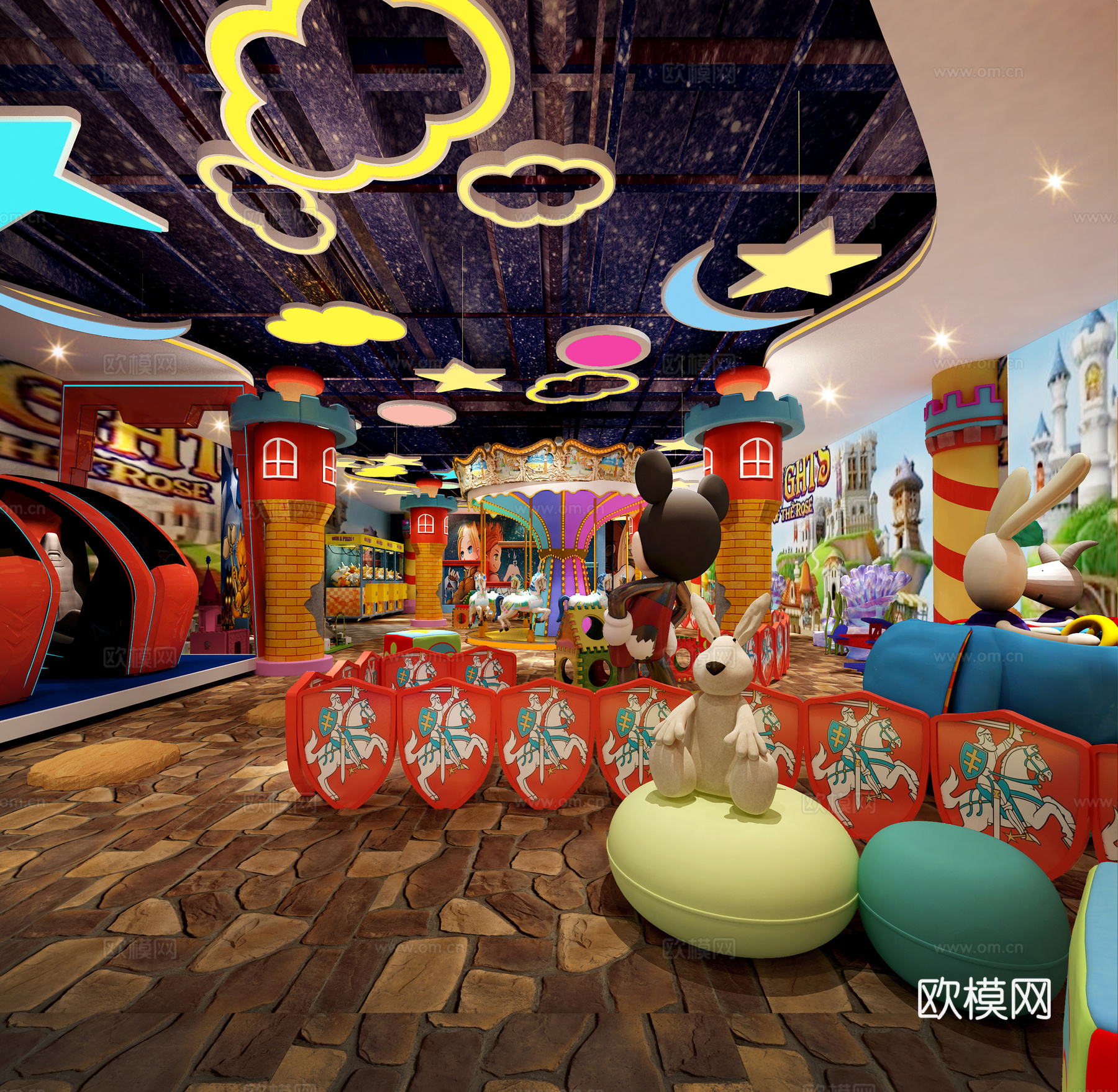 淘气堡3d模型