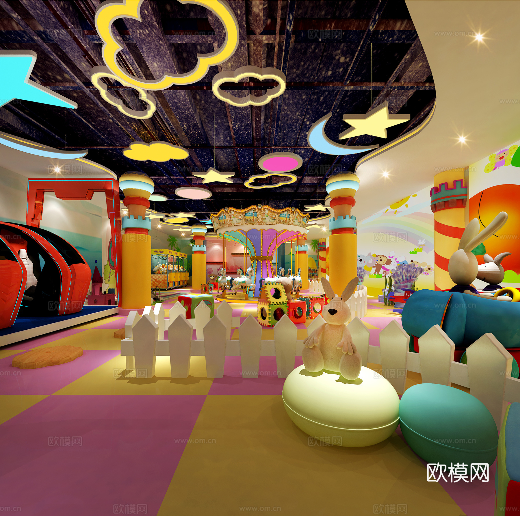 淘气堡3d模型