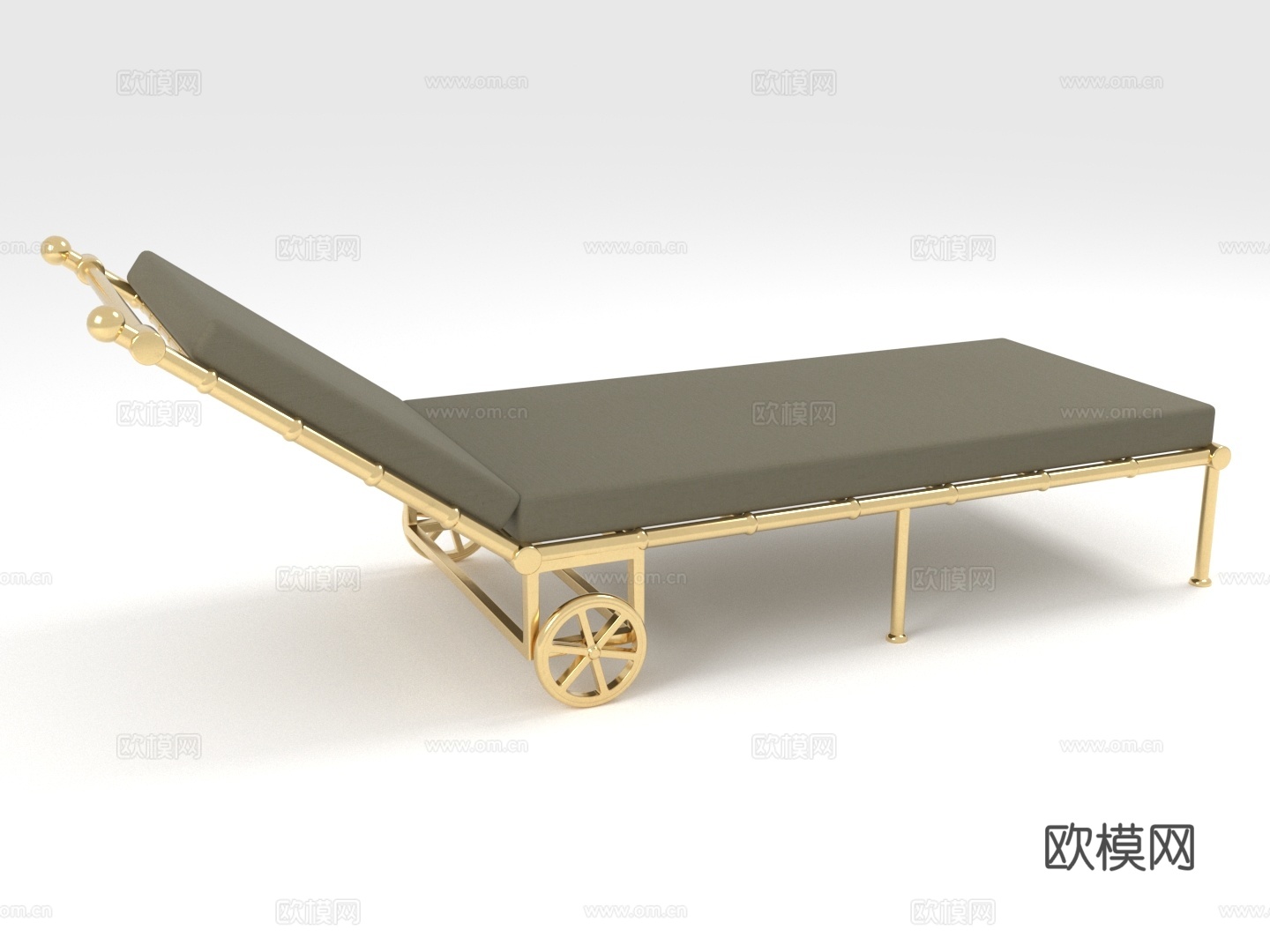 躺椅 沙滩椅 躺椅 椅子3d模型