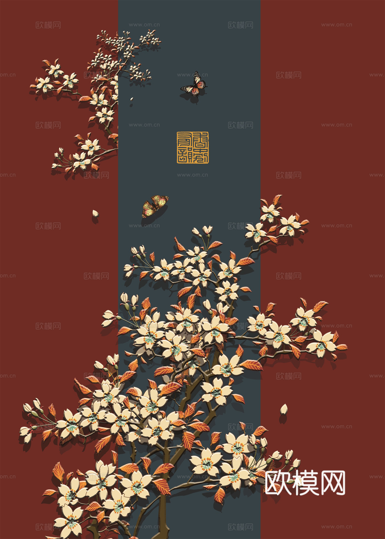 中式新中式挂画 油画水彩画 装饰画挂画