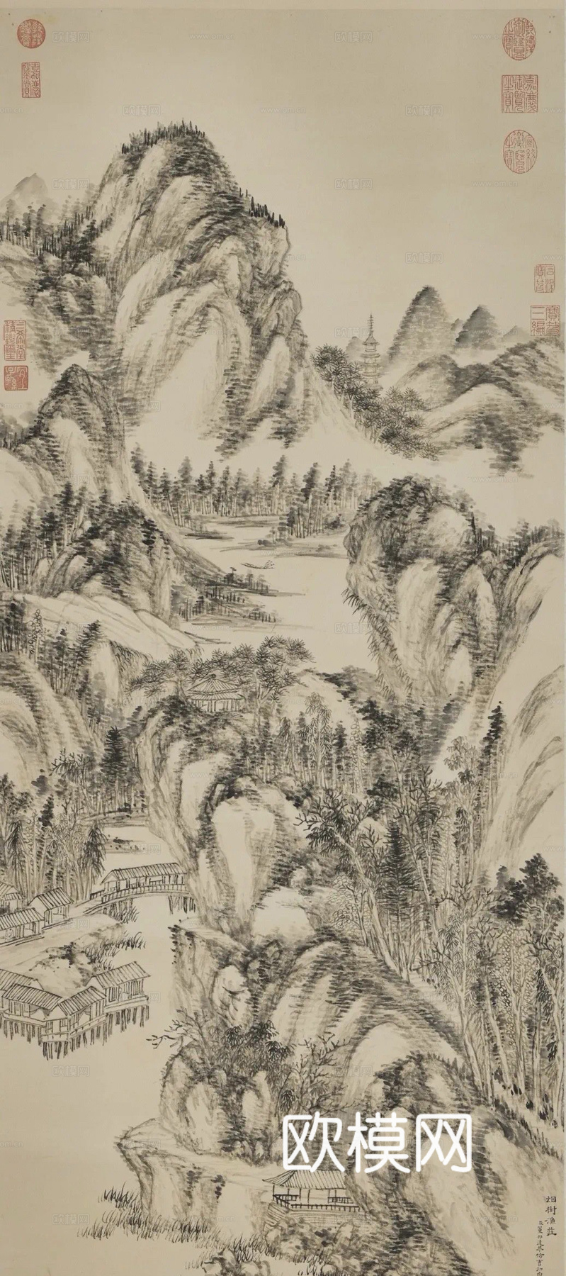 新中式壁画/挂画