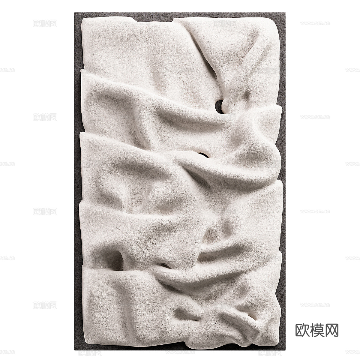 现代侘寂艺术墙饰装饰板3d模型