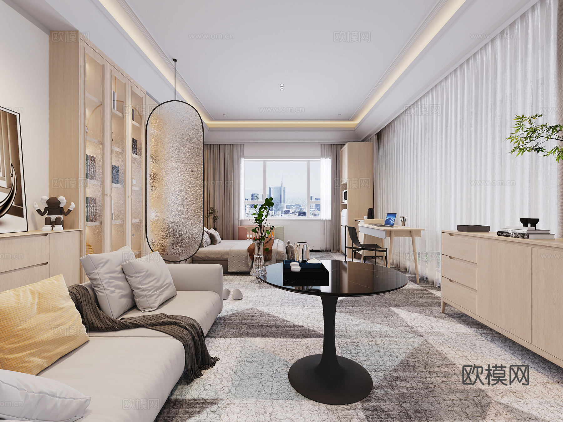 现代月子中心3d模型