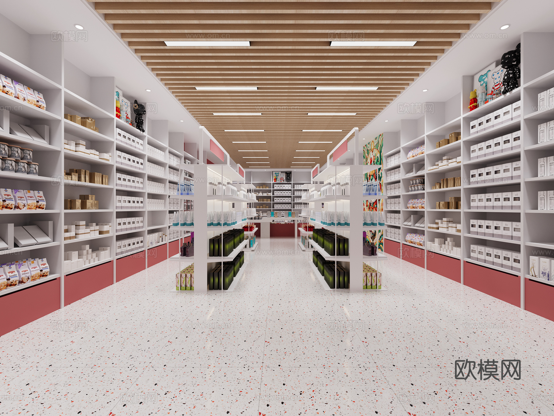 现代饰品店  玩具店3d模型