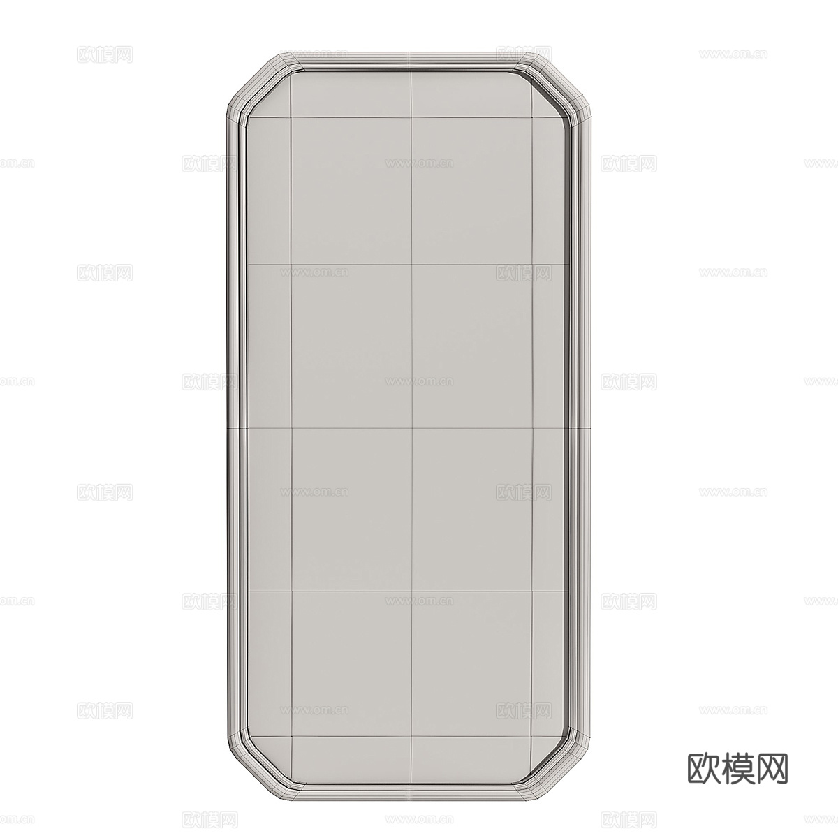 现代轻奢装饰镜子3d模型