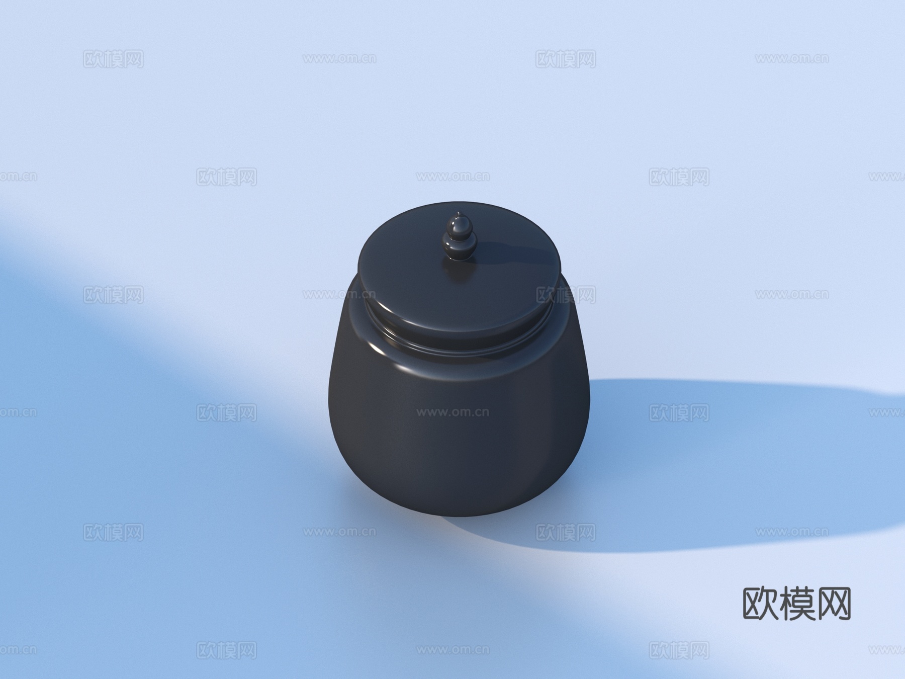 坛子 罐子3d模型