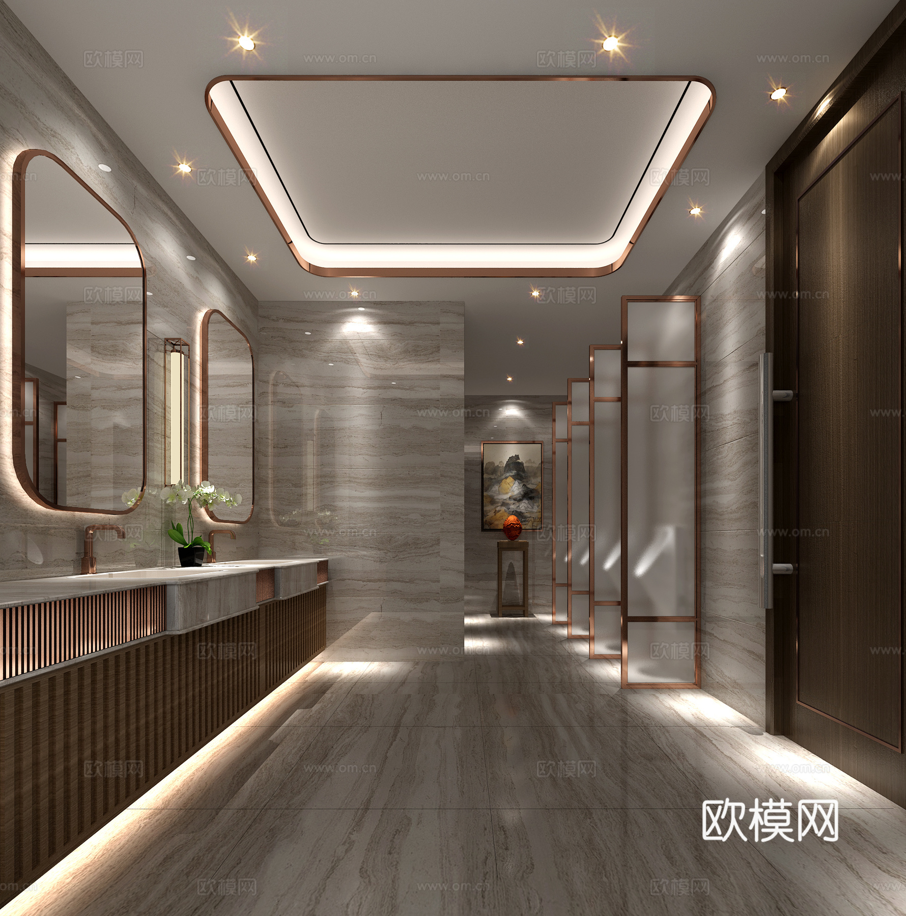 卫生间3d模型下载