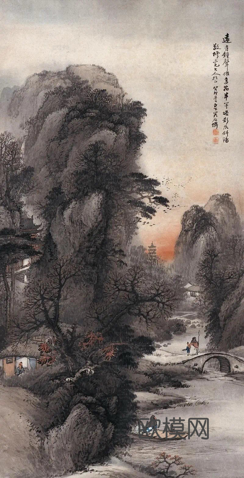 新中式壁画/挂画
