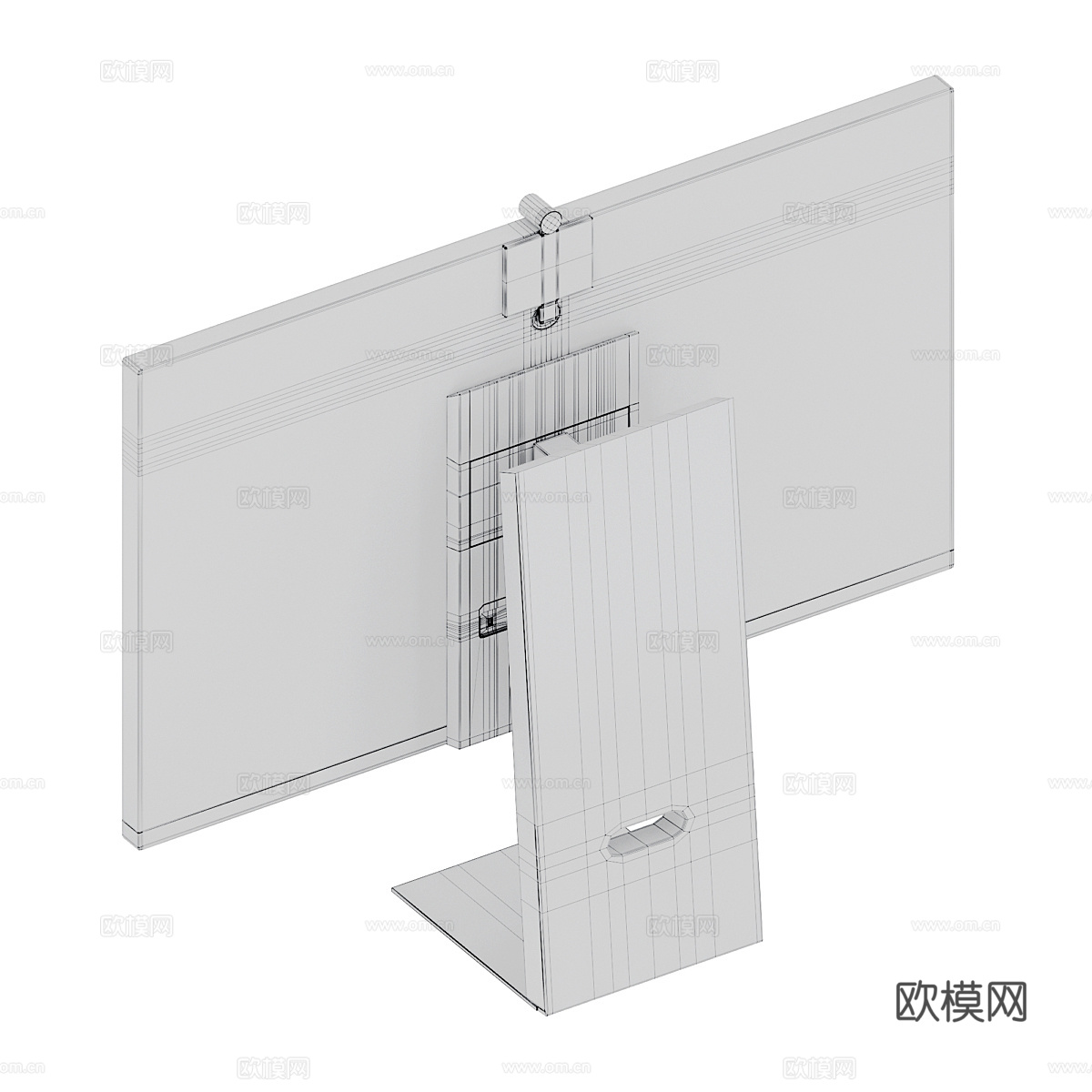 三星 ViewFinity S90PC 显示器3d模型