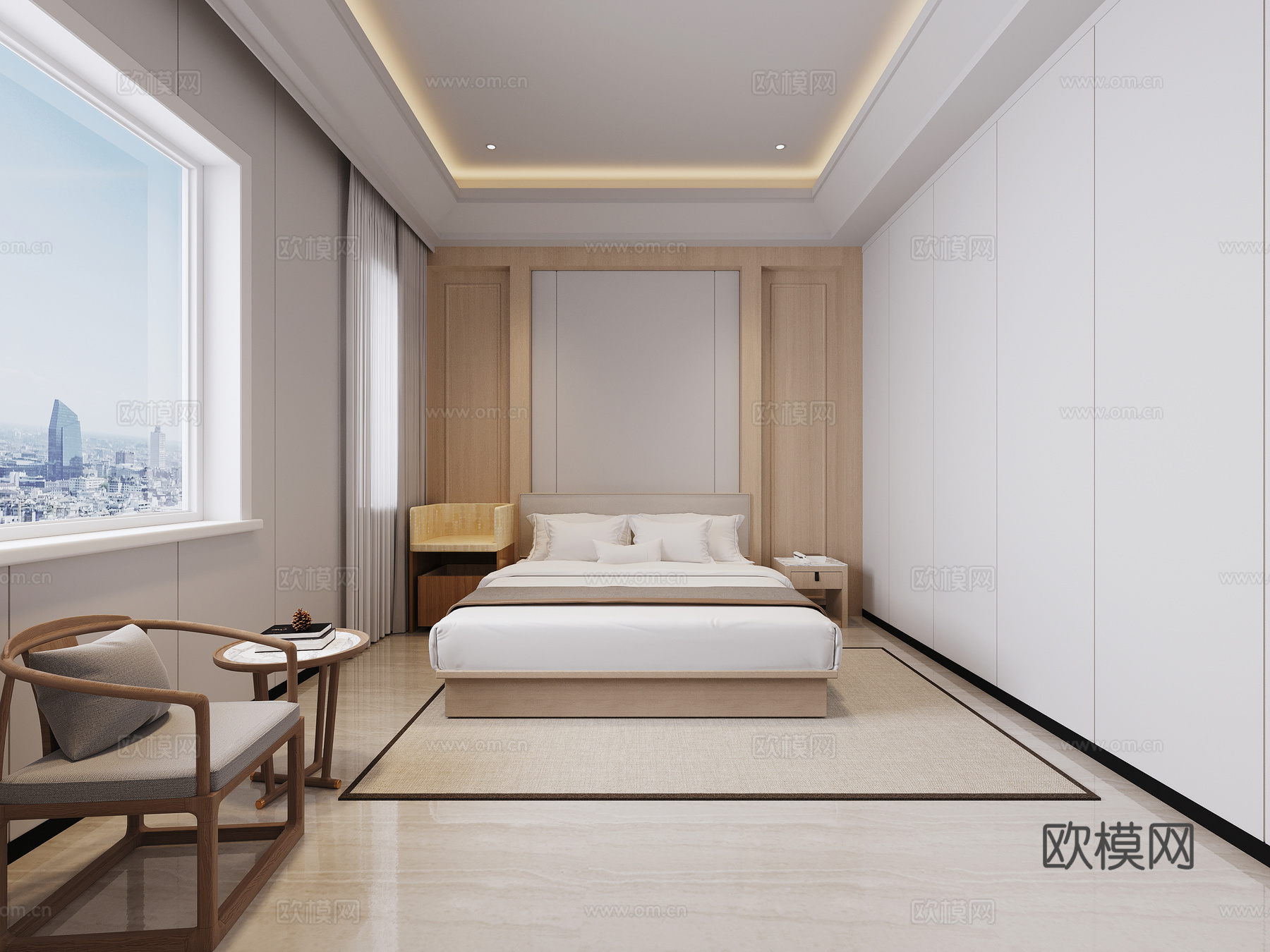 现代月子中心3d模型