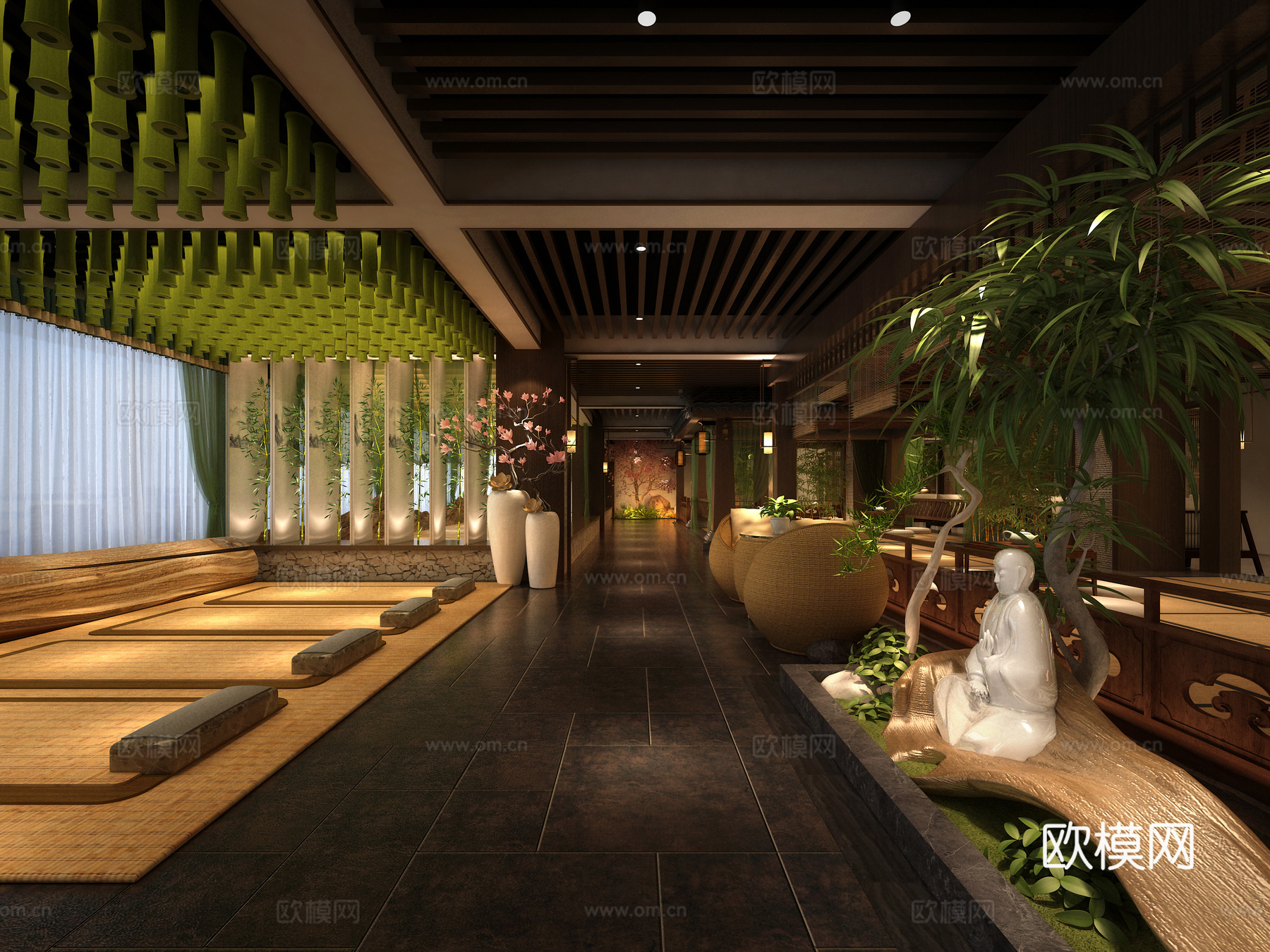 休闲区免费3d模型